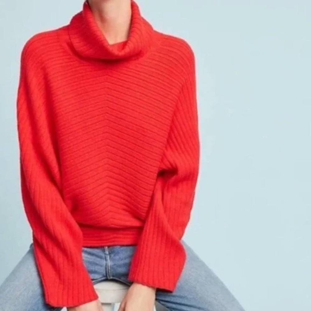 Anthropologie Moth Tisbury Turtleneck Sweater